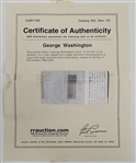 George Washington Handwritten Words to him and Framed