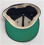 Mickey Mantle c. 1970's-80's Autographed Worn New York Yankees Hat w/ JSA LOA & Letter of Provenance