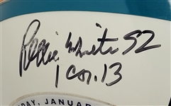 Reggie White, Brett Favre, & Jim McMahon Autographed Super Bowl XXXI Full Size Authentic Helmet w/ Beckett LOA
