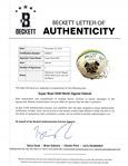 Reggie White, Brett Favre, & Jim McMahon Autographed Super Bowl XXXI Full Size Authentic Helmet w/ Beckett LOA