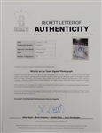 Team USA 1980 Miracle Hockey Team Autographed & Hometown Inscribed 32x26 Lithograph w/ Herb Brooks LE #7/10 Beckett LOA