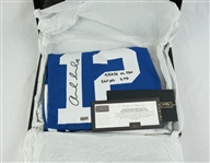 Andrew Luck 2015 Indianapolis Colts  Photomatched Game Used Autographed & Inscribed Jersey Worn During a 9/27/2015 Win vs. Titans Panini LOA & Original Box 