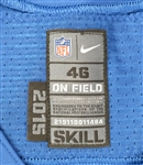 Andrew Luck 2015 Indianapolis Colts  Photomatched Game Used Autographed & Inscribed Jersey Worn During a 9/27/2015 Win vs. Titans Panini LOA & Original Box 