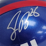 Saquon Barkley Autographed New York Giants Mini Helmet PSA/DNA