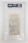 Herm Schaefer 1950 Minneapolis Lakers Scott's Potato Chips Card PSA Authentic