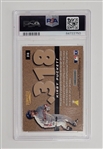 Kirby Puckett Autographed 1996 Pinnacle #318 Card PSA Slabbed