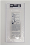 Derek Jeter 1st Career RBI Ticket From 1995 PSA 7