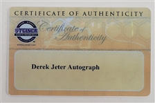 Derek Jeter Autographed New York Yankees Jersey Steiner