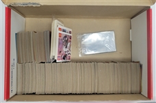 Large Collection of 1980's Football Cards w/ Stars & Hall of Famers
