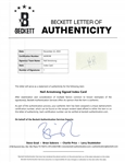 Neil Armstrong Autographed Index Card w/ Beckett LOA
