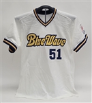 Ichiro Suzuki 2000 Orix Blue Wave Game Used Jersey w/ Dave Miedema LOA