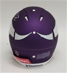 Kirk Cousins Autographed Minnesota Vikings Full Size Authentic Helmet Beckett  
