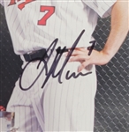 Lot of 5 Joe Mauer Autographed Minnesota Twins & Sports Illustrated Magazines Beckett
