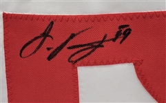 Lot of 2 Jhoan Duran & Ryan Jeffers Autographed Custom Jerseys Beckett