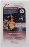 Byron Nelson Autographed Postcard JSA