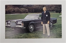 Arnold Palmer Autographed Postcard JSA