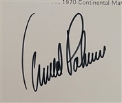 Arnold Palmer Autographed Postcard JSA