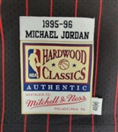 Michael Jordan Autographed 1995-96 Chicago Bulls Mitchell & Ness HWC Jersey w/ Beckett LOA