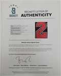 Michael Jordan Autographed 1995-96 Chicago Bulls Mitchell & Ness HWC Jersey w/ Beckett LOA