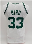Larry Bird c. 1982-84 Boston Celtics Game Used & Autographed Jersey JSA & Dave Miedema LOA