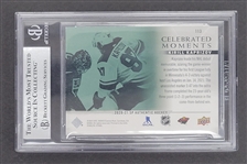 Kirill Kaprizov Autographed 2020-21 SP Authentic #113 Celebrated Moments Rookie Card Beckett Slabbed
