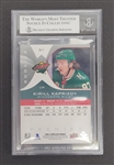Kirill Kaprizov Autographed 2020-21 Upper Deck Premier #51 Rookie Card LE #254/299 Beckett Slabbed