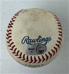 Mike Trout 2012 Career HR #11 Autographed Game Used Baseball From HR Game MLB