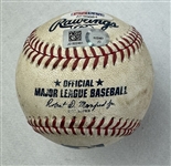 Shohei Ohtani & Mike Trout Dual Autographed Game Used Baseball from Game in Which Both Hit HR's