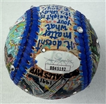 Kirby Puckett Autographed One-of-a-Kind Charles Fazzino Pop Art Baseball 1 of 1 JSA