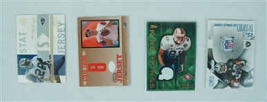 NFL Collection of 26 Game Used Football Jersey & Patch Cards w/ Steve Young, Terrell Owens, Marshall Faulk