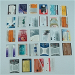 NBA Collection of 28 Game Used Basketball Jersey & Patch Cards w/ Allen Iverson