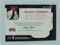 NBA Collection of 28 Game Used Basketball Jersey & Patch Cards w/ Allen Iverson