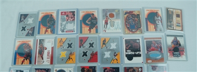 NBA Collection of 37 Game Used Basketball Jersey & Patch Cards w/ Vince Carter & Tracy McGrady