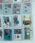 NBA Collection of 37 Game Used Basketball Jersey & Patch Cards w/ Vince Carter & Tracy McGrady