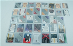 NBA Collection of 37 Game Used Basketball Jersey & Patch Cards w/ Vince Carter & Tracy McGrady