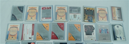 NBA Collection of 37 Game Used Basketball Jersey & Patch Cards w/ Vince Carter & Tracy McGrady