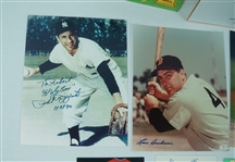Collection of 13 Autographed Items w/ Frank Gifford, Eddie Murray, Jim Palmer, & Guy LaFleur