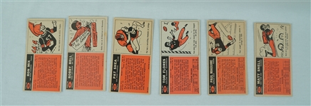 1965 Topps Football Starter Set w/ 32 Cards From Joe Namath Rookie Season