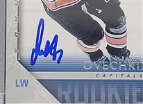 Alexander Ovechkin Autographed 2005 Upper Deck #443 Rookie Card PSA Slabbed
