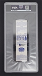 Paul Molitor Autographed 3,000th Hit Ticket Beckett PSA 9