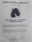 Mikko Rantanen Colorado Avalanche Game Used & Autographed Hockey Gloves w/ Letter of Provenance