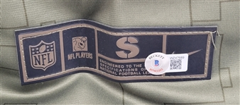 Justin Jefferson Autographed Minnesota Vikings Salute to Service Jersey Beckett