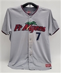 Byron Buxton Ft. Myers Miracle Game Used & Autographed Minor League Jersey w/ Team LOA