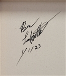Justin Jefferson Autographed & Inscribed Original Ben Labuzzetta 30x40 Canvas Painting w/ Beckett LOA