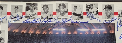 Minnesota Twins Old Timers Autographed Scorecard w/ Beckett LOA