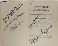 Minnesota Gophers Autographed Book w/ 1,120 Signatures Including Bruce Smith & Herb Brooks JSA LOA