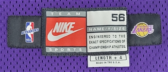 Shaquille O'Neal 1997-98 Los Angeles Lakers Game Used & Autographed Jersey PSA/DNA w/ Dave Miedema LOA