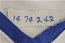 Ernie Banks 1974 Chicago Cubs Game Used Coaches Jersey w/ Dave Miedema LOA