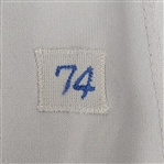 Ernie Banks 1974 Chicago Cubs Game Used Coaches Jersey w/ Dave Miedema LOA