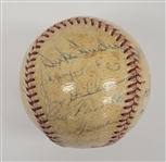 1955 Brooklyn Dodgers World Series Champions Team Signed Baseball w/ Jackie Robinson JSA LOA